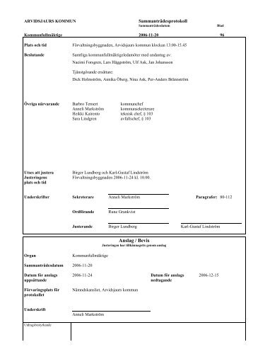2006-11-20 - Arvidsjaur