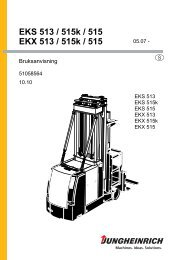 EKS 513 / 515k / 515 EKX 513 / 515k / 515 - Jungheinrich