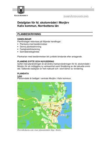 Plan- och genomförandebeskrivning.pdf - Kalix