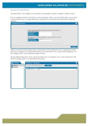 Handleiding Salaronline werknemer - Consultax