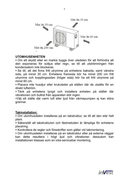 BRUKSANVISNING VÄRMEPUMP MSR3-12 - Byggmax