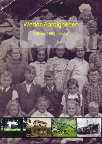 Weder-Aardigheden 1995 - 2012 - Historische Kring Wederden