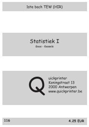 116 Statistiek - Quickprinter
