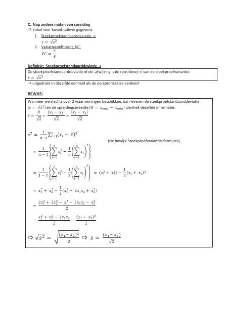 116 Statistiek - Quickprinter