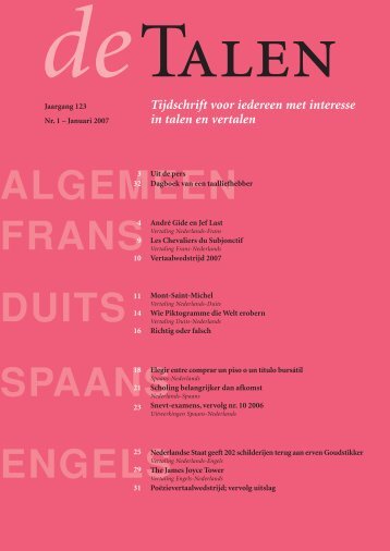 Vertaling Frans-Nederlands - Uitgeverij Tandem Felix