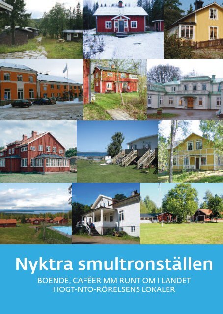 Omslag Nyktra smultronställen - IOGT-NTO