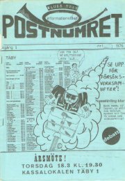 Postnumret nr 1/1976