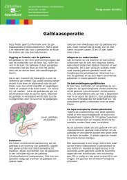 2553 Galblaasoperatie - Ziekenhuis Amstelland