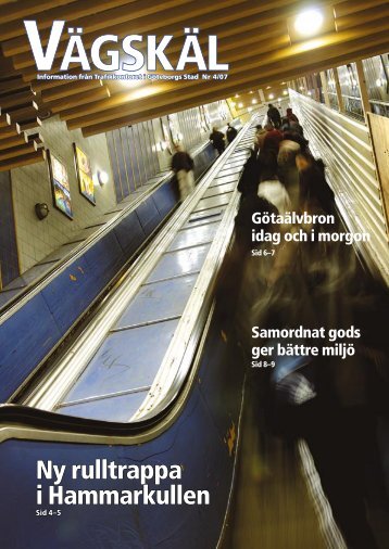 Ny rulltrappa i Hammarkullen - Göteborg