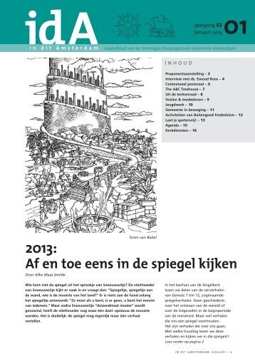 idA januari 2013 - Verenigde Doopsgezinde Gemeente Amsterdam