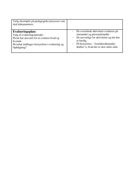 Tema: Personlige udvikling Pædagogisk læreplan - Turbofluen