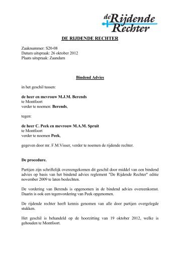 Download hier de uitspraak - Rijdende Rechter