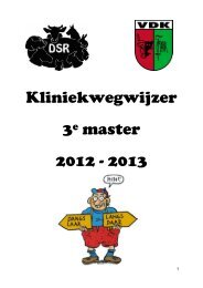 Kliniekwegwijzer 3e master 2012 - 2013 - Diergeneeskundige ...