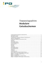 Toepassingsadvies Modulaire Geluidsschermen - Stiller Verkeer