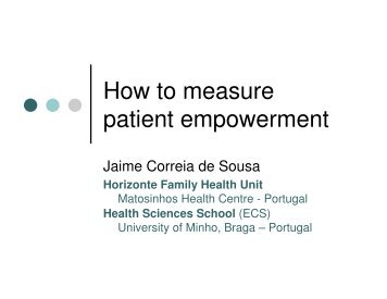 How to measure patient empowerment