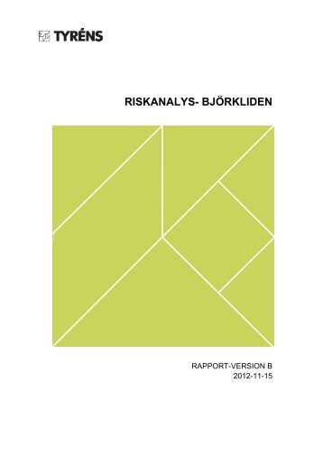 riskanalys- björkliden - Kiruna