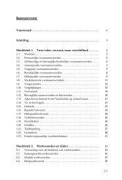 INHOUDSTAFEL - Academia Press