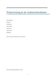 het rapport Prijsvorming in de varkensvleesketen.