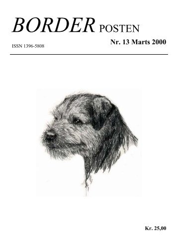 Nr. 13 Marts 2000 - Border terriers i DTK