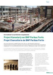 Project Kanselarij van BNP Paribas Fortis Projet ... - FEBE