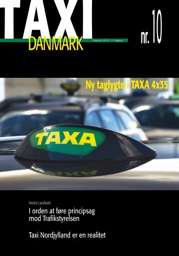 Ny taglygte i TAXA 4x35 - TaxiDanmark