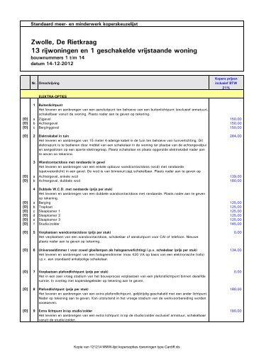 kopers optielijst rijwoningen Rietkraag 14-12-2012.pdf - Bouwfonds ...