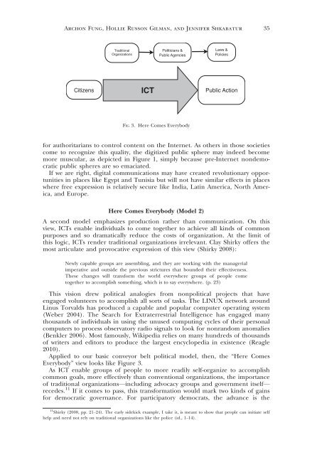 Six Models for the Internet + Politics