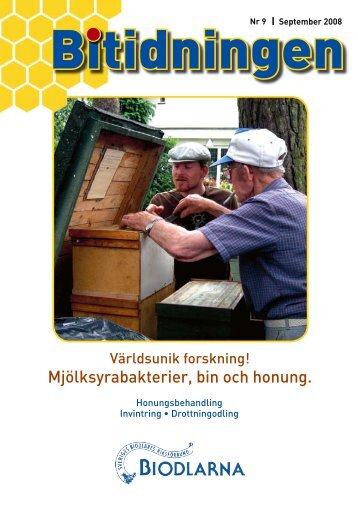 September 2008 - Sveriges Biodlares Riksförbund