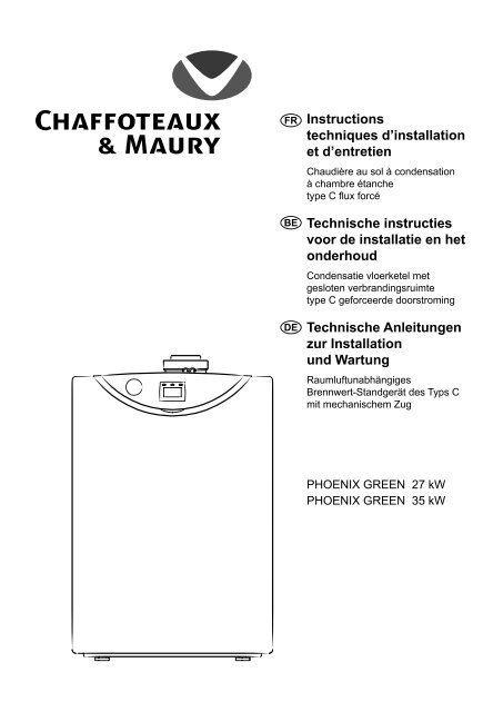 Instructions techniques d'installation et d'entretien ... - Domotech