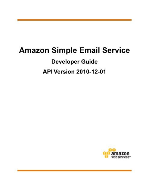 Amazon Simple Email Service