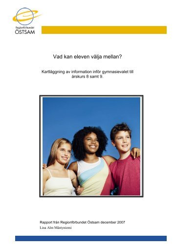 Kartläggning info infö... - Regionförbundet Östsam