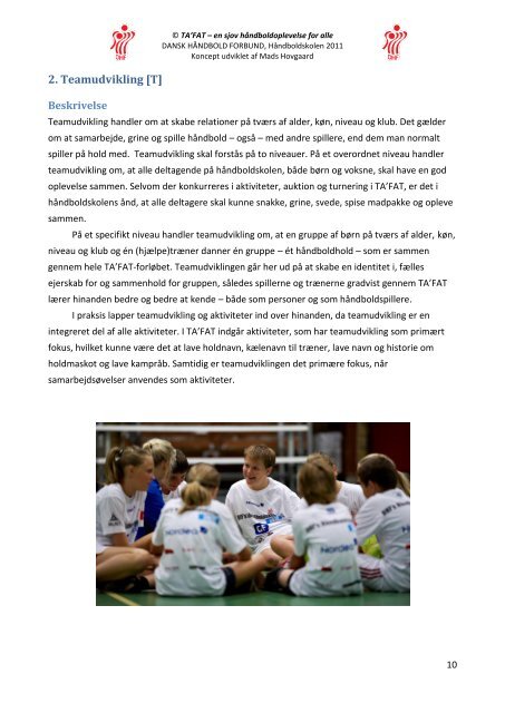 TA'FAT – en sjov håndboldoplevelse for alle - Dansk Håndbold ...