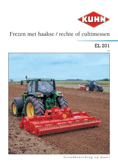 Frezen met haakse / rechte of cultimessen - Van der Sluis BV