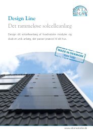 Design Line Det rammeløse solcelleanlæg - Eiland Energi