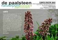 LENTE EDITIE 2013 - Natuurpunt Hasselt-Zonhoven