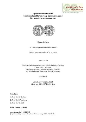 Uni halle wittenberg dissertationen