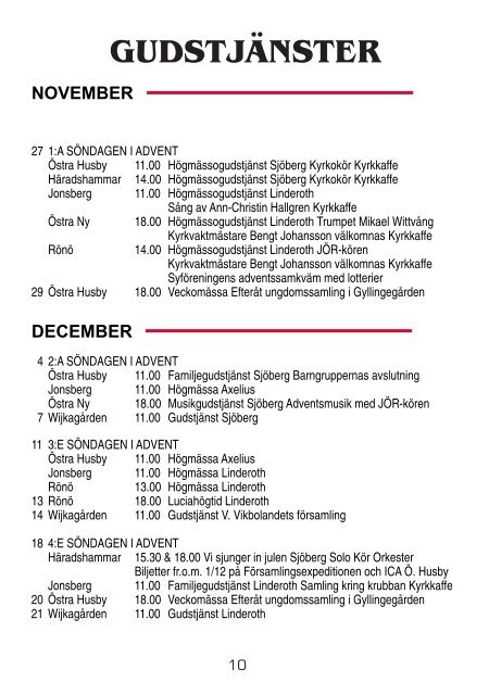 nr 1 2011-2012 Årgång 27 - Östra Vikbolandets kyrkliga samfällighet