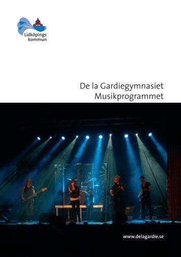 De la Gardiegymnasiet Musikprogrammet - Lidköping