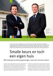 Smalle beurs en toch een eigen huis