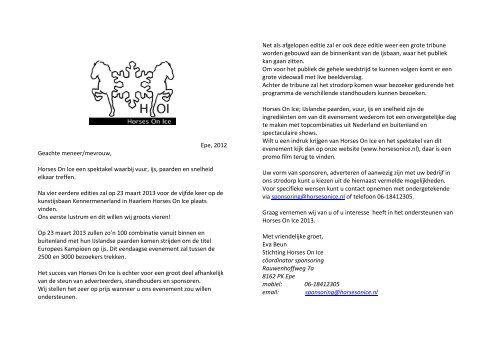 sponsoring brief sponsoring brief