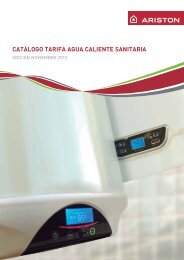 Catalogo Agua Caliente Sanitaria 2012 - Ariston