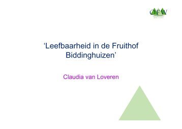 het woord aan Claudia van Loveren - Oost Flevoland Woondiensten