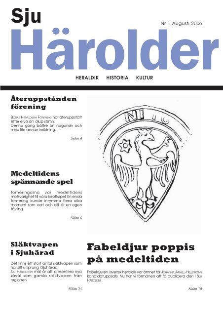 Sju Härolder - Svenska Heraldiska Föreningen
