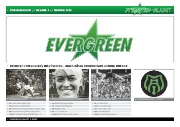 Evergreen Bladet - Evergreen - MAI:s HALL OF FAME