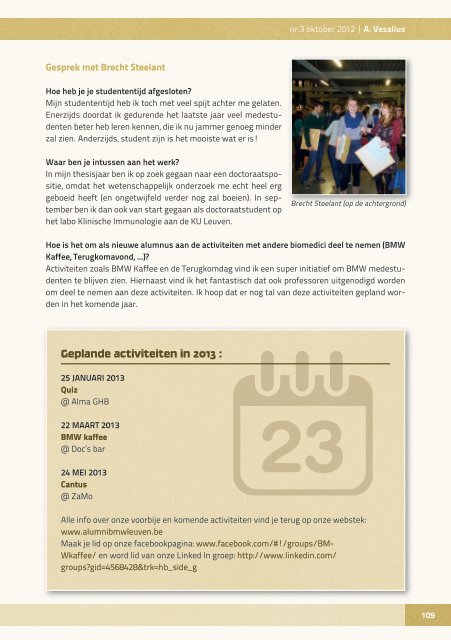vesaliustijdschrift nr.3-okt 2012 - Alumni ...