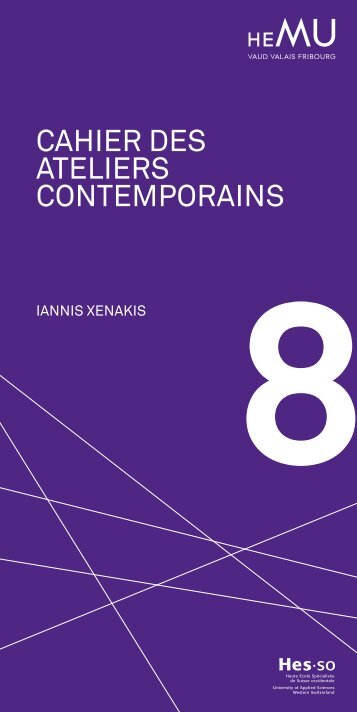 cahier n° 8 - iannis xenakis - HEMU