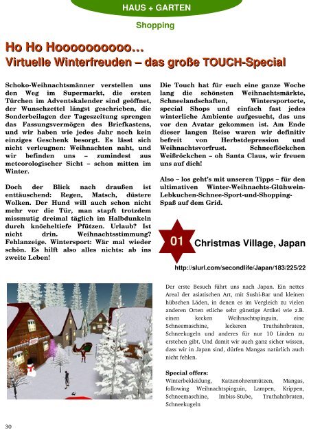 Weiße Weihnachten - Touchmagazin TOUCH Magazin Touch ...