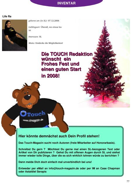 Weiße Weihnachten - Touchmagazin TOUCH Magazin Touch ...