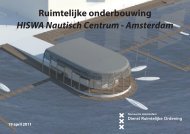 Ruimtelijke onderbouwing HISWA Nautisch Centrum - Amsterdam
