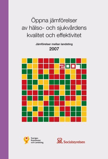 Öppna jämförelser av hälso- och sjukvårdens kvalitet och effektivitet